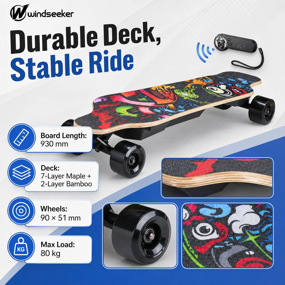 Windseeker H2B-02 Electric Skateboard